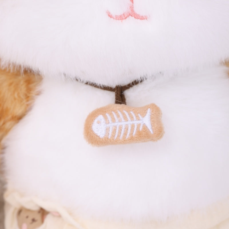 ILAHUI Cute Standing Cat Plush Doll 83289410