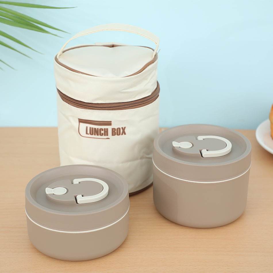 32697440 304 304 portable insulated food container 1040ml(420ML+620ML)