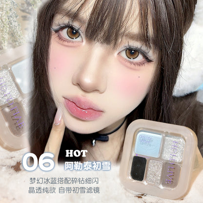 Hold Live Cloud Gauze Dot Eye Eye Shadow Plate