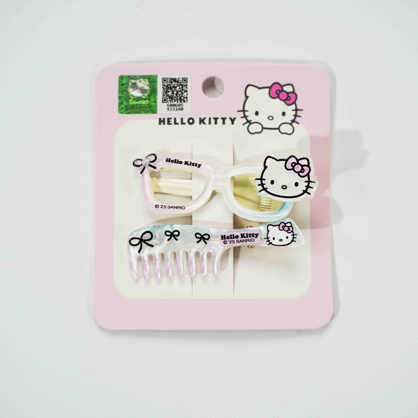 Serie de pinzas para el cabello rosa de HelloKitty