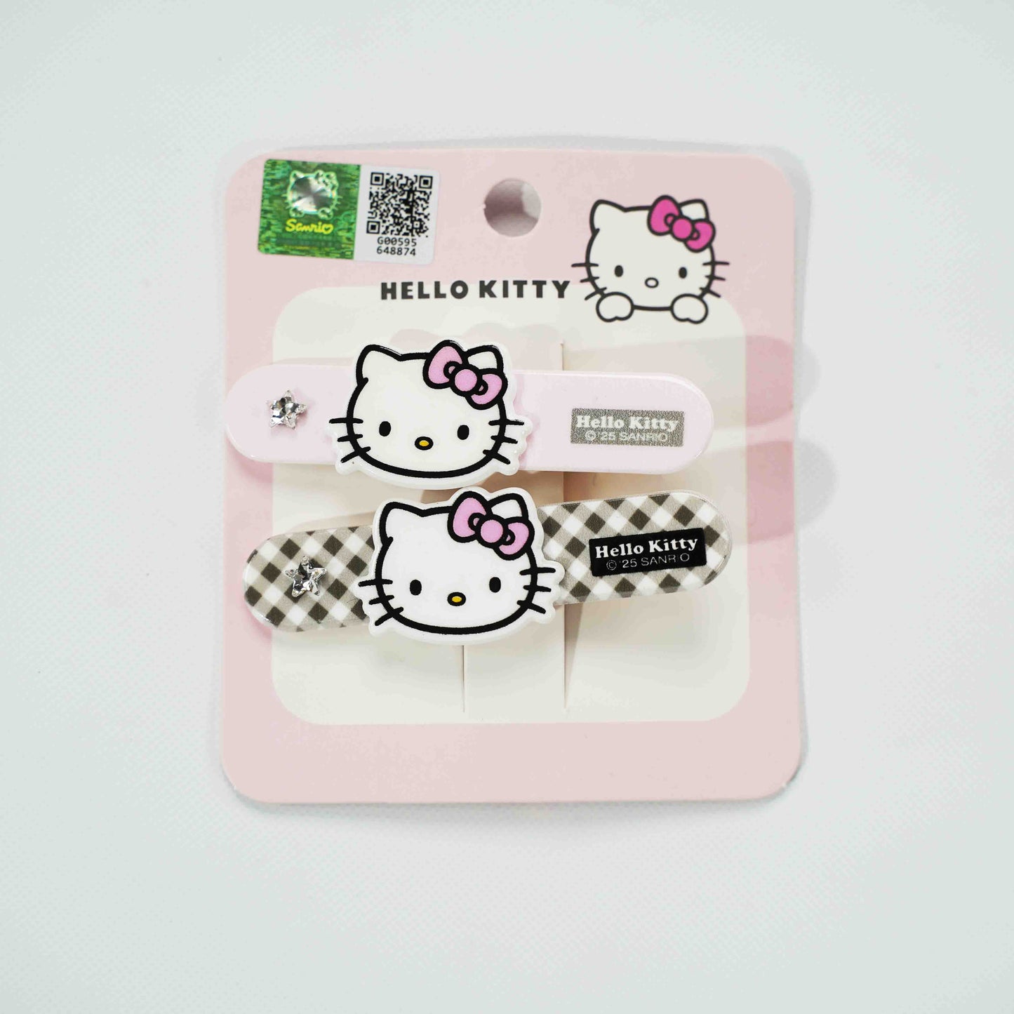 Serie de pinzas para el cabello rosa de HelloKitty