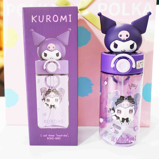 Sanrio Water Bottle 500ml（Kuromi，HelloKitty，Cinamoroll）