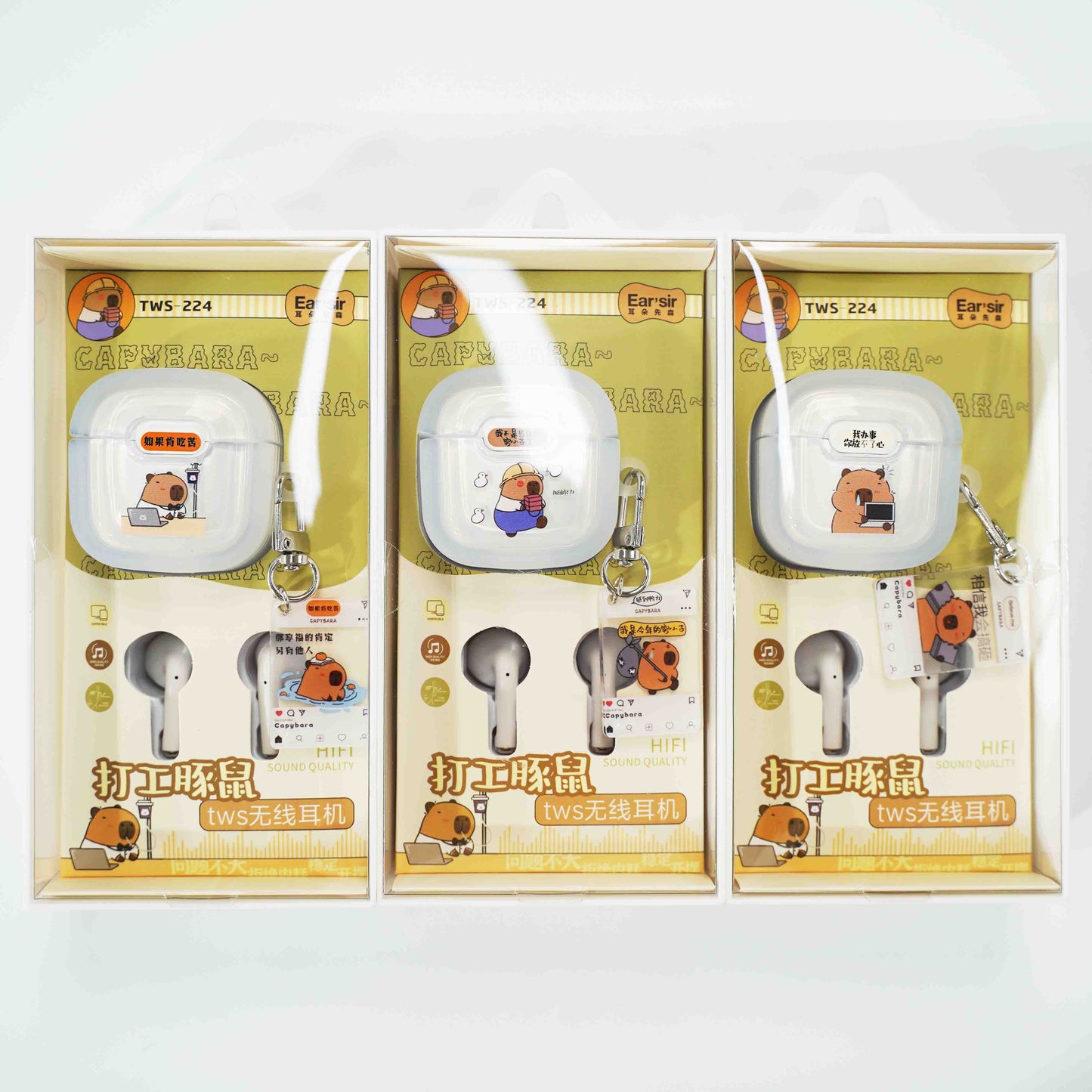 Auriculares Bluetooth Capybara