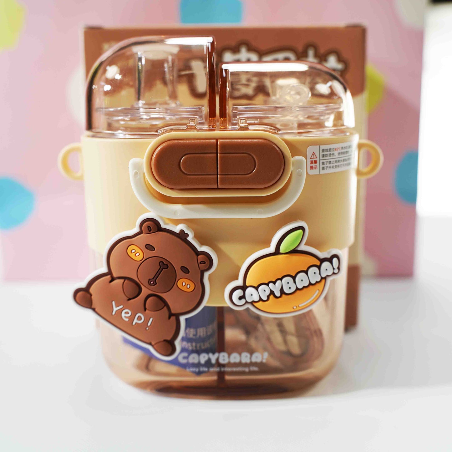 Capybara Water Bottle 600ml