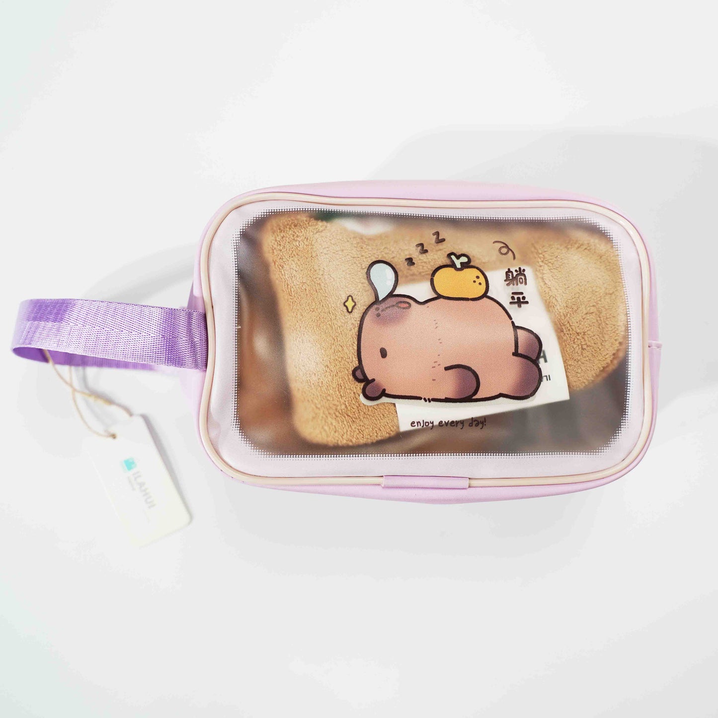 Capybara Makeup Bag For Travel