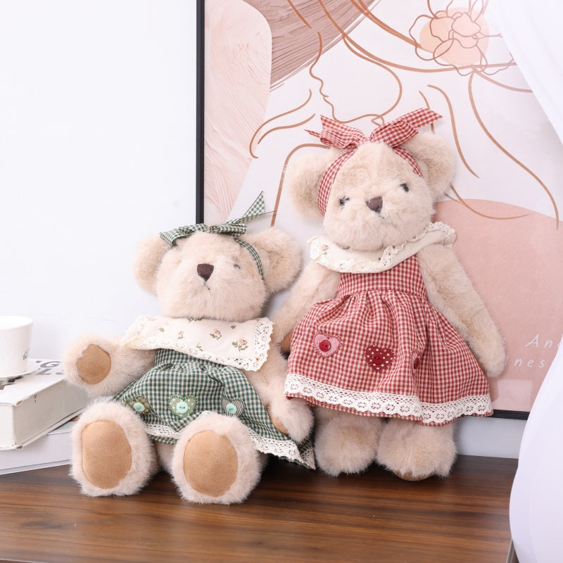 ILAHUI Standing Jointed Bear Plush Doll 32cm 77203780