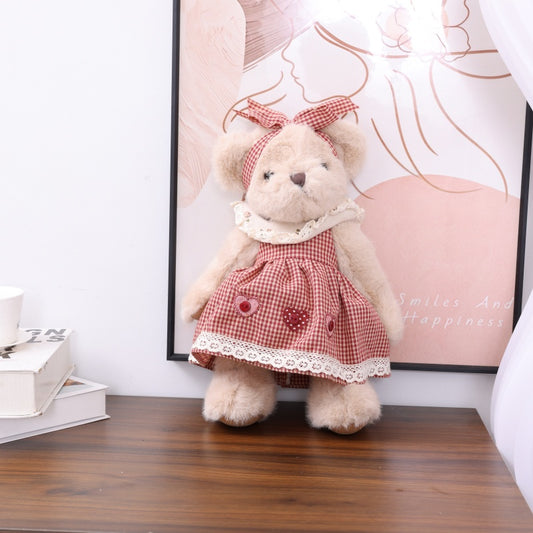 ILAHUI Standing Jointed Bear Plush Doll 32cm 77203780