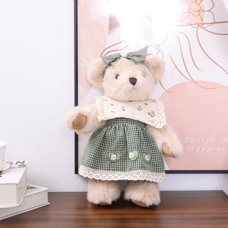 ILAHUI Standing Jointed Bear Plush Doll 32cm 77203780