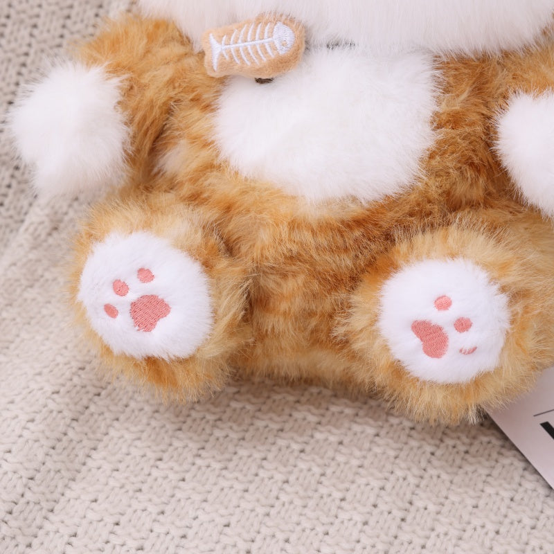 ILAHUI Cute Sitting Cat Plush Doll