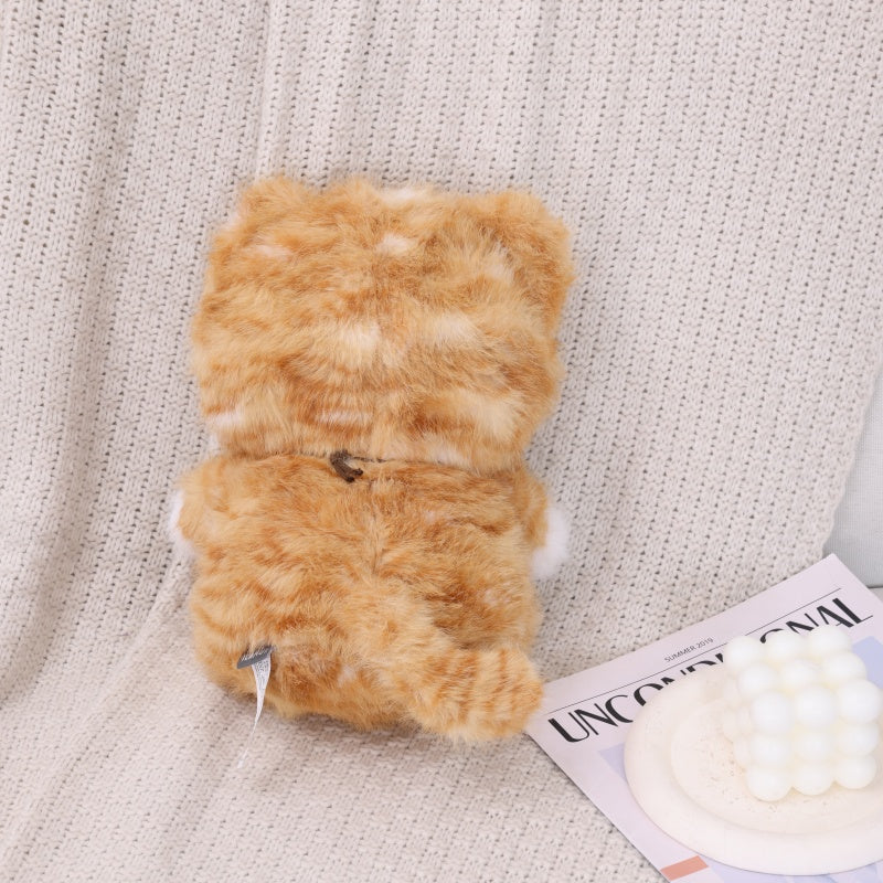 ILAHUI Cute Sitting Cat Plush Doll