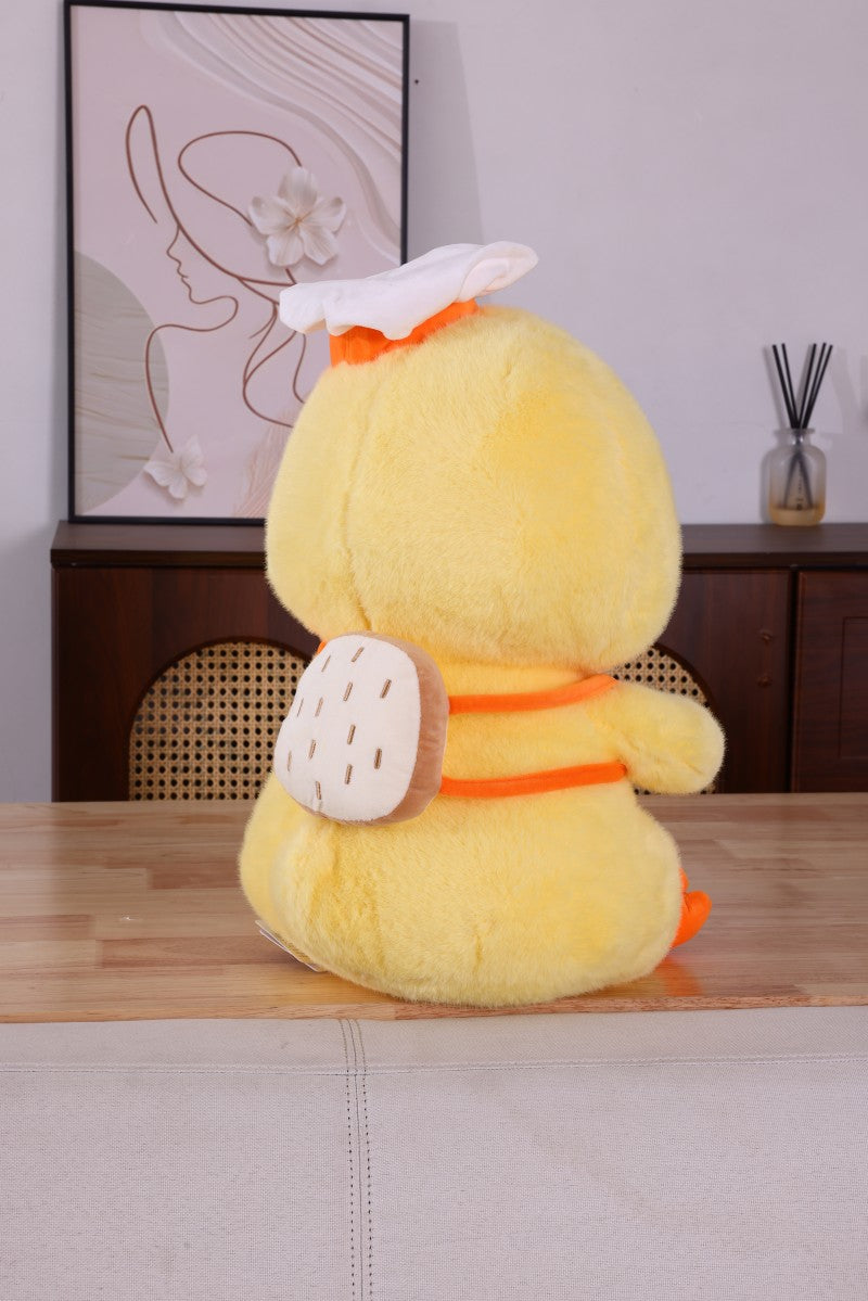 ILAHUI Backpacking Baking Chef Duck Plush Doll