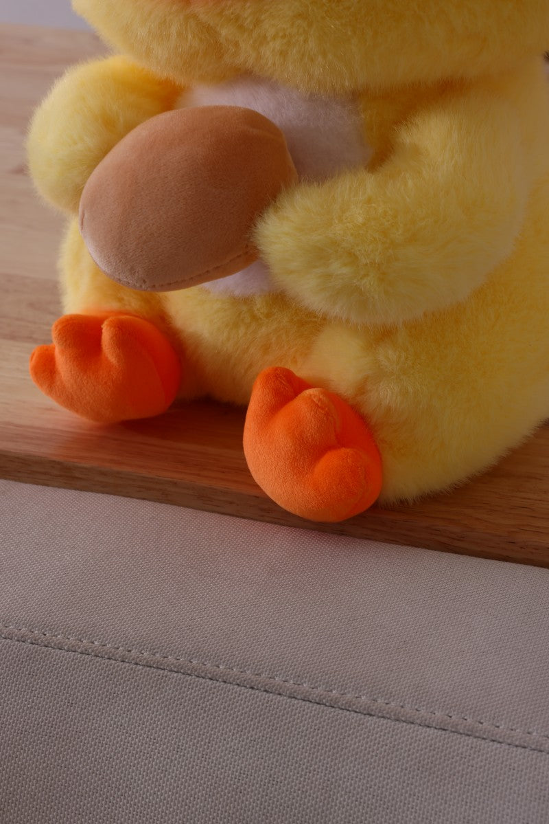 ILAHUI Cute Chef Yellow Duck Plush