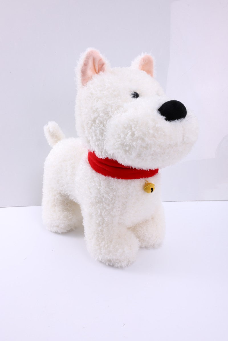 ILAHUI West Highland Dog Plush Doll