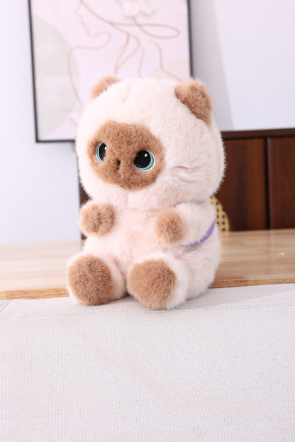Siamese Cat Cake Backpack Plush Doll 22cm 62930580