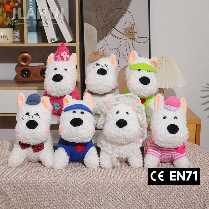 ILAHUI Adorable Dog Plush Doll 11438330