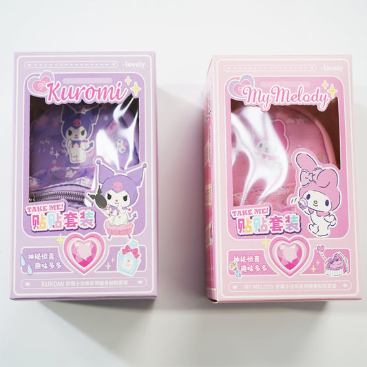 Saniro Sticker Set Box（Kuromi，Mymelody）