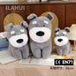 ILAHUI Schnauzer Plush Doll