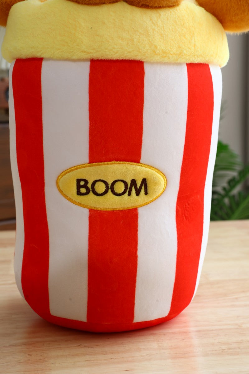 ILAHUI Bear Popcorn Bucket Plush 36cm 53687570