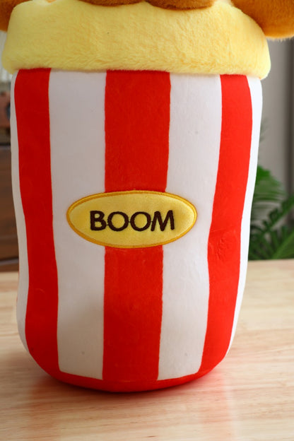 ILAHUI Bear Popcorn Bucket Plush 36cm 53687570