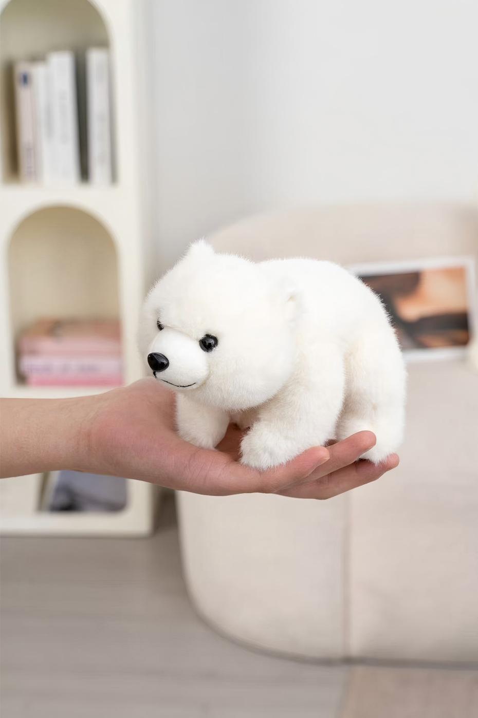 ILAHUI Kawaii Polar Bear Plush Toy 16214430
