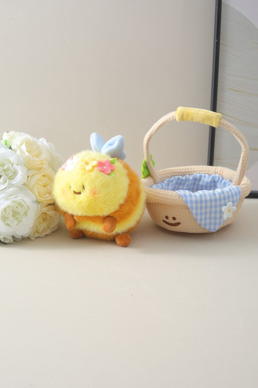 ILAHUI 15cm Flower Basket Plush Doll 62998760