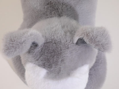 ILAHUI Cute Schnauzer Plush Toy
