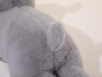 ILAHUI Cute Schnauzer Plush Toy