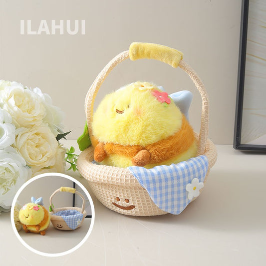 ILAHUI 15cm Flower Basket Plush Doll 62998760