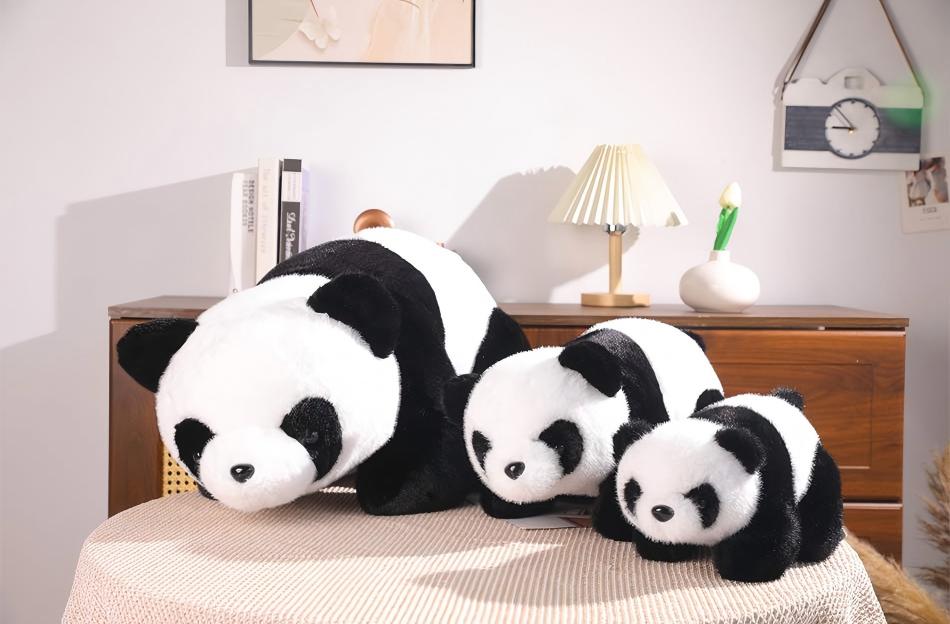 ILAHUI Cute Standing Panda Plushies