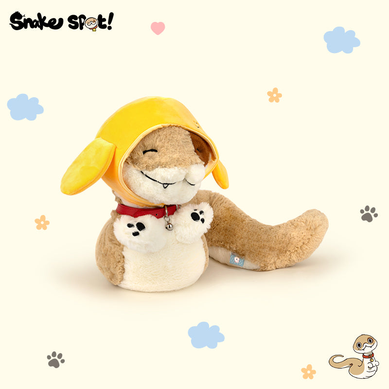 ILAHUI Puppy Snake Yellow Hat Doll