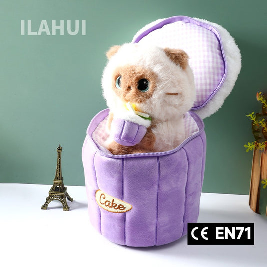 Cake Siamese Cat Plushies 20cm 85776340