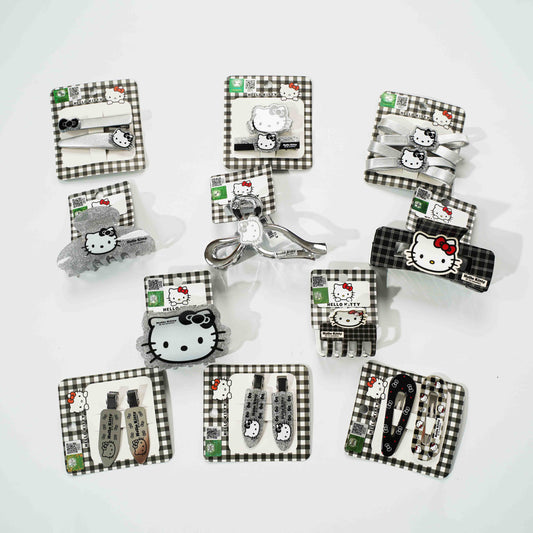 Saniro Black Hair Clip Series
