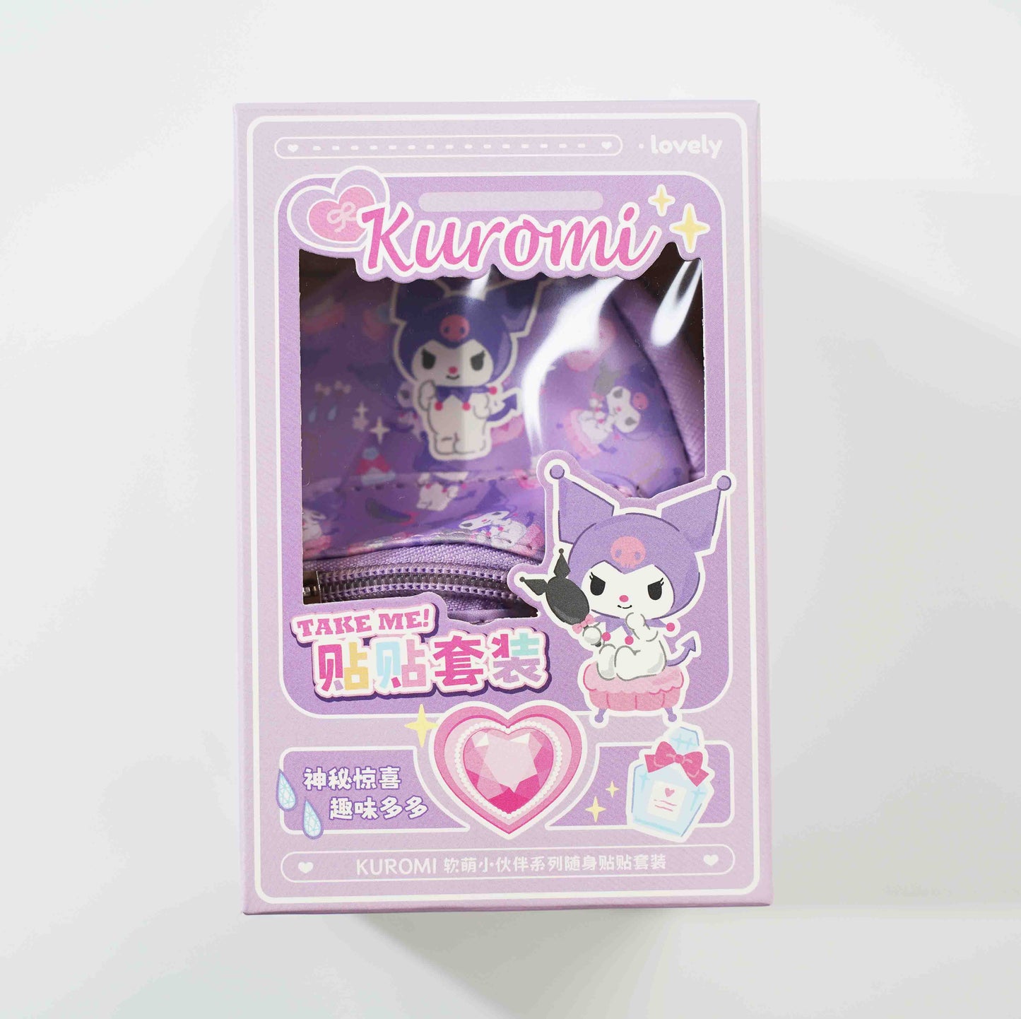 Saniro Sticker Set Box（Kuromi，Mymelody）