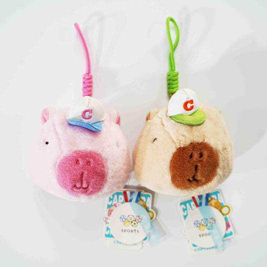 Capybara Small Wallet With Lanyard