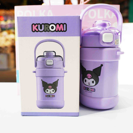 Saniro Kuromi Water Bottle 820ML