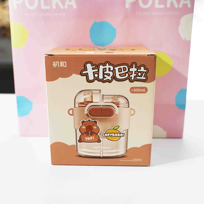 Capybara Water Bottle 600ml