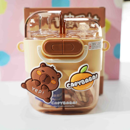 Capybara Water Bottle 600ml