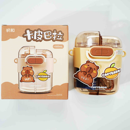 Capybara Water Bottle 600ml